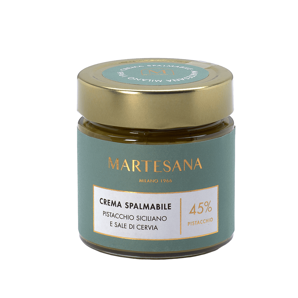 Crema Spalmabile di Pistacchi Siciliani e Sale di Cervia