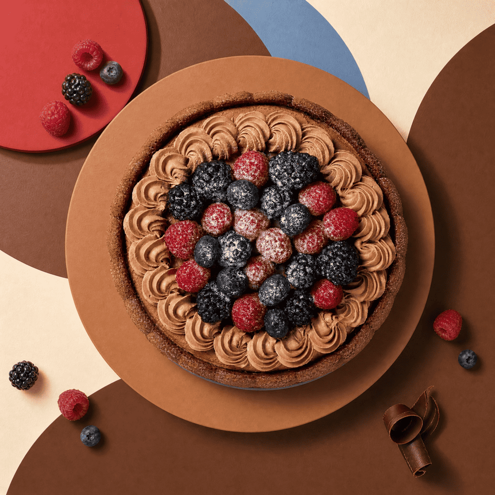 Torta Charlotte al Cioccolato e Frutti di Bosco